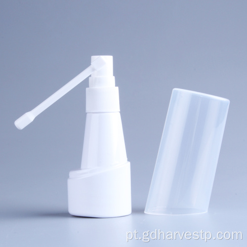 Frascos de spray PET de plástico branco vazio para cosméticos profissionais